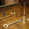 Brass rim lock
