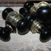 Black ceramic handles