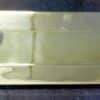 Large brass letter plate