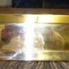 Large brass letter plate