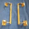 Pr brass door pulls