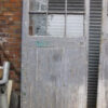 Massive pair of pine glazed doors