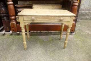Victorian pine side table
