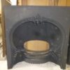 Victorian cast iron horseshoe grate