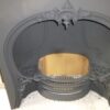 Victorian cast iron horseshoe grate