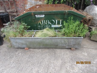 Galvanised Planters