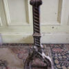 Pair 18th Century Style Cast Iron Victorian