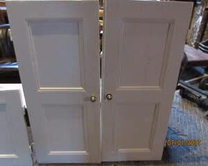 Painted Victorian Cupbord Doors