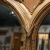 Oak half glazed door