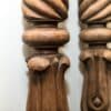 Oak half glazed door