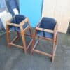 Pair child high chairs