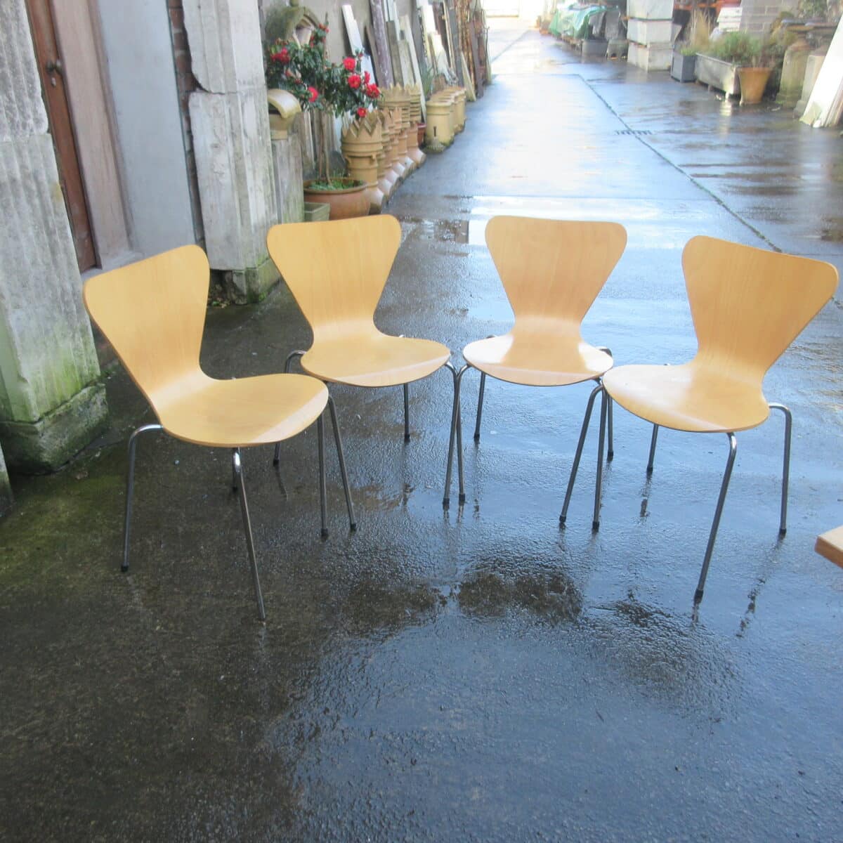 set of 12 stacking chairs