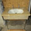 1930s Deco marble topped wash basin