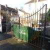 Pair wrought iron driveway gates