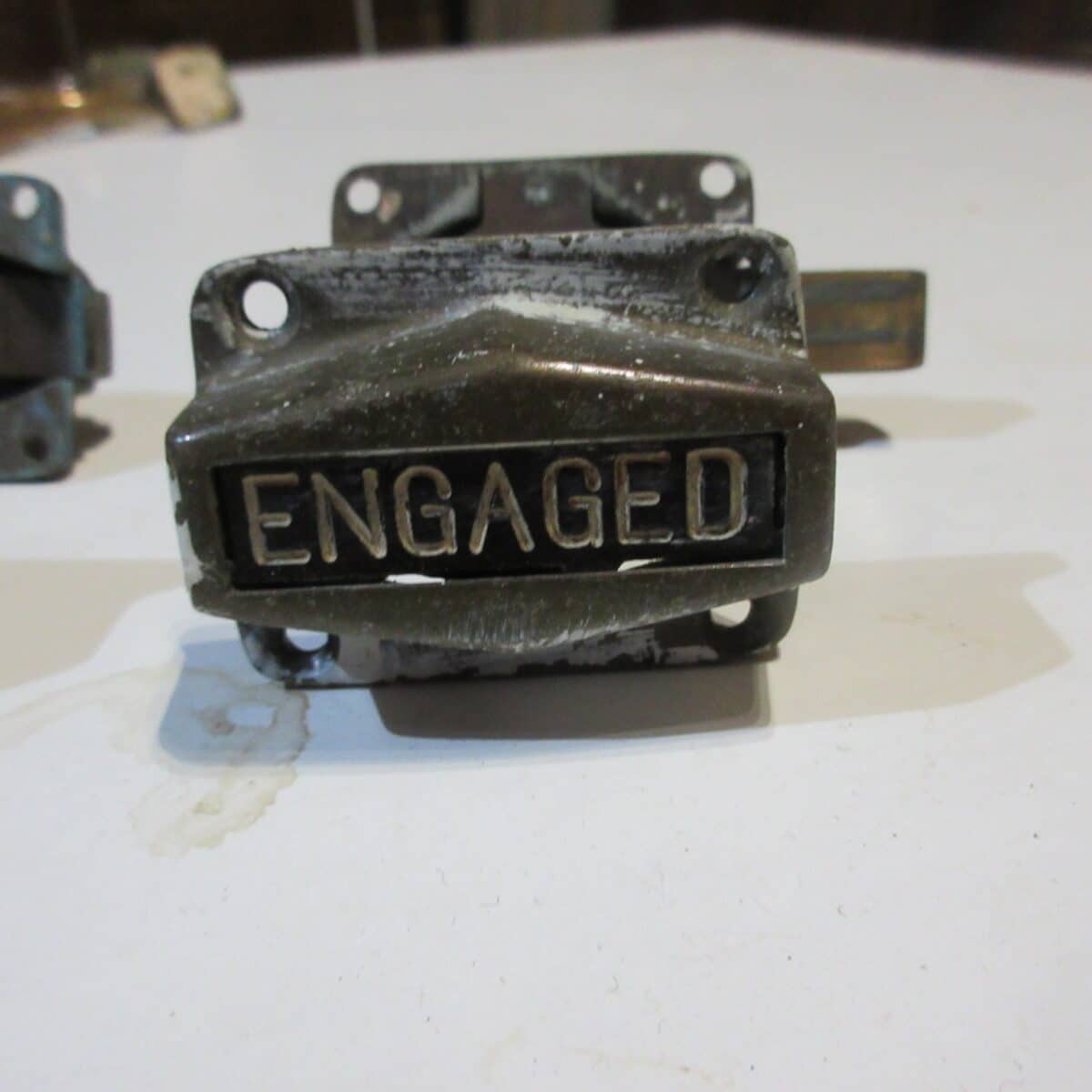 Brass vacant - engaged lock