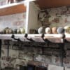 Wrought iron coat hooks