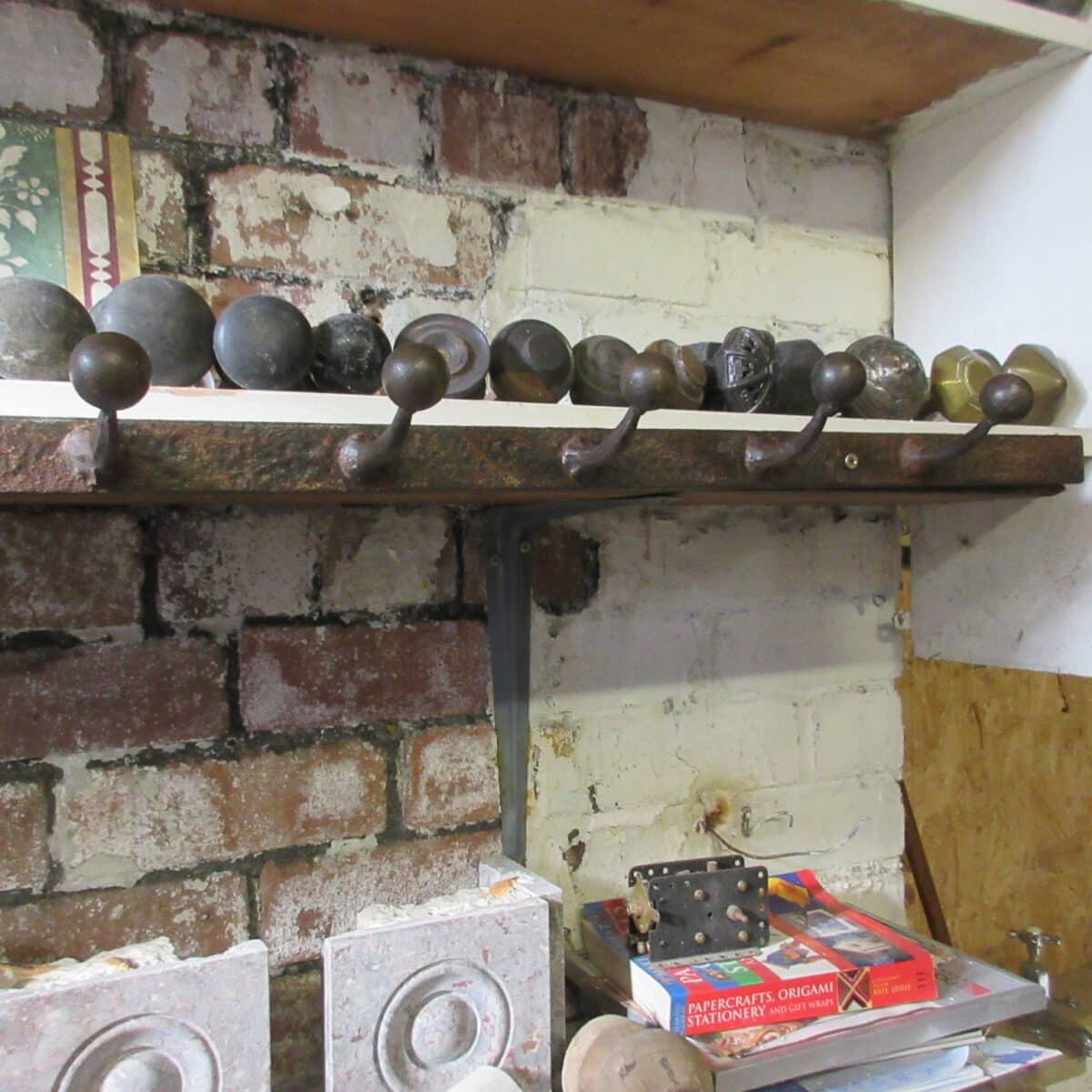 Wrought iron coat hooks
