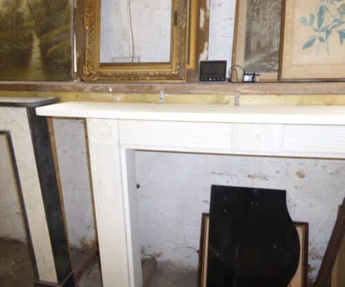 White Statuary marble Regency surround